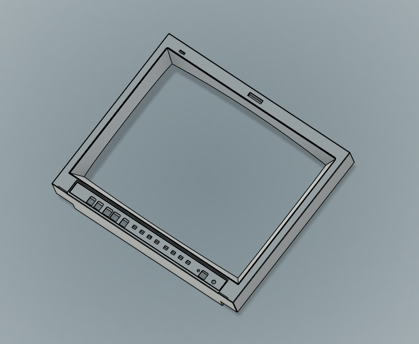 JVC TM-H1950CG Bezel Models For 3D Printing