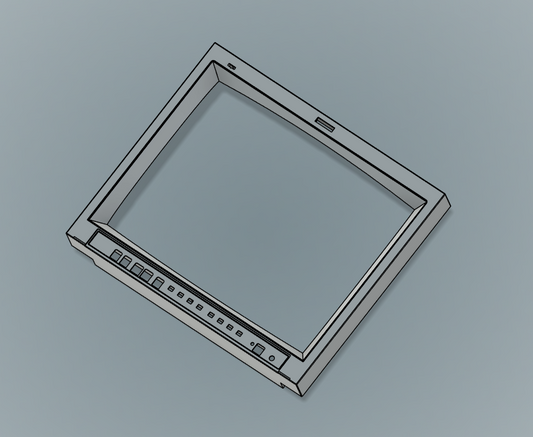 JVC TM-H1950CG Bezel Models For 3D Printing